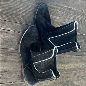 Black Suede Ankle Boots
